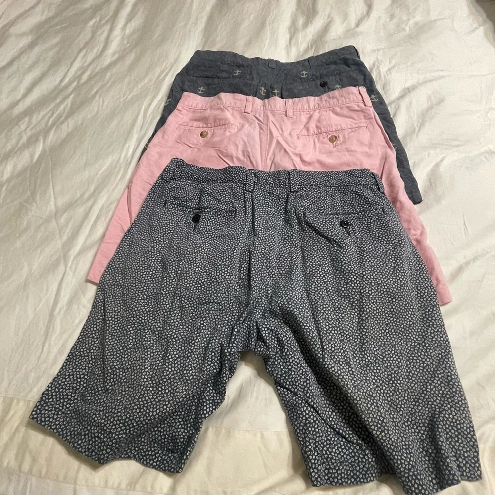 J. Crew‎ Bermuda Shorts Set - Pink, Gray, and Blue